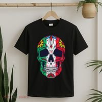 Mexican Dia De Los Muertos Day Of The Dead Sugar Skull T-Shirt thumb 2