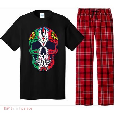 Mexican Dia De Los Muertos Day Of The Dead Sugar Skull Pajama Set
