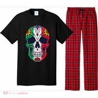 Mexican Dia De Los Muertos Day Of The Dead Sugar Skull Pajama Set thumb 0