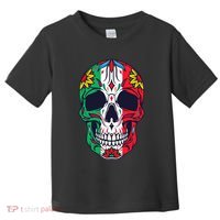 Mexican Dia De Los Muertos Day Of The Dead Sugar Skull Toddler T-Shirt thumb 0