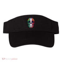 Mexican Dia De Los Muertos Day Of The Dead Sugar Skull Visor thumb 0