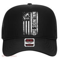 Malinois Dad Dog Dad K9 American Flag Dog Lover Hat thumb 0