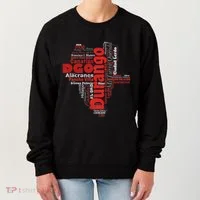 Mapa De Durango Mexico Municipios Durango Map Women's Sweatshirt thumb 0