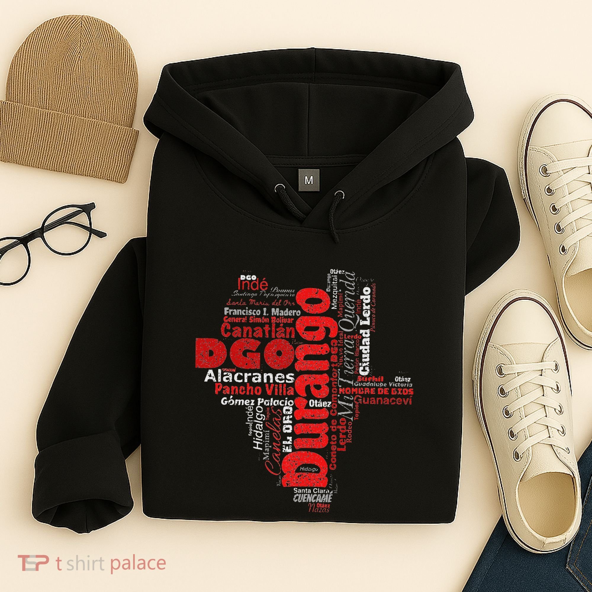 Mapa De Durango Mexico Municipios Durango Map Hoodie