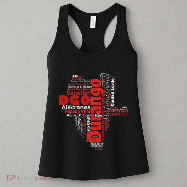 Mapa De Durango Mexico Municipios Durango Map Women's Tank Top