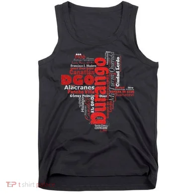 Mapa De Durango Mexico Municipios Durango Map Tank Top
