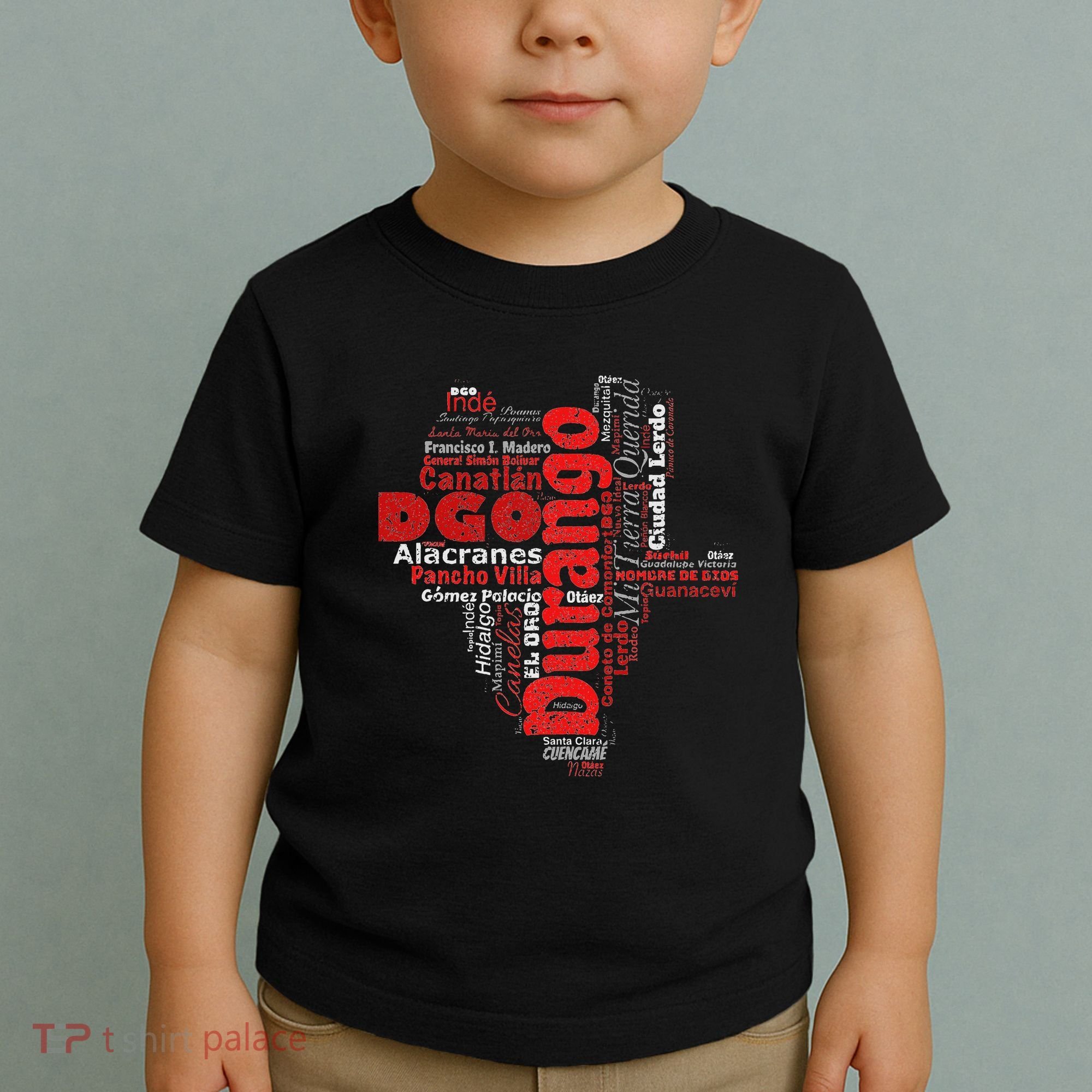Mapa De Durango Mexico Municipios Durango Map Toddler T-Shirt