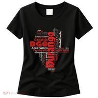 Mapa De Durango Mexico Municipios Durango Map Women's T-Shirt thumb 0