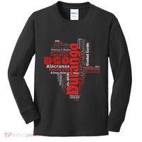 Mapa De Durango Mexico Municipios Durango Map Kids Long Sleeve Shirt thumb 0