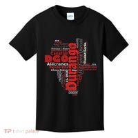 Mapa De Durango Mexico Municipios Durango Map Kids T-Shirt thumb 0