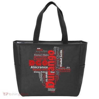 Mapa De Durango Mexico Municipios Durango Map Tote Bag