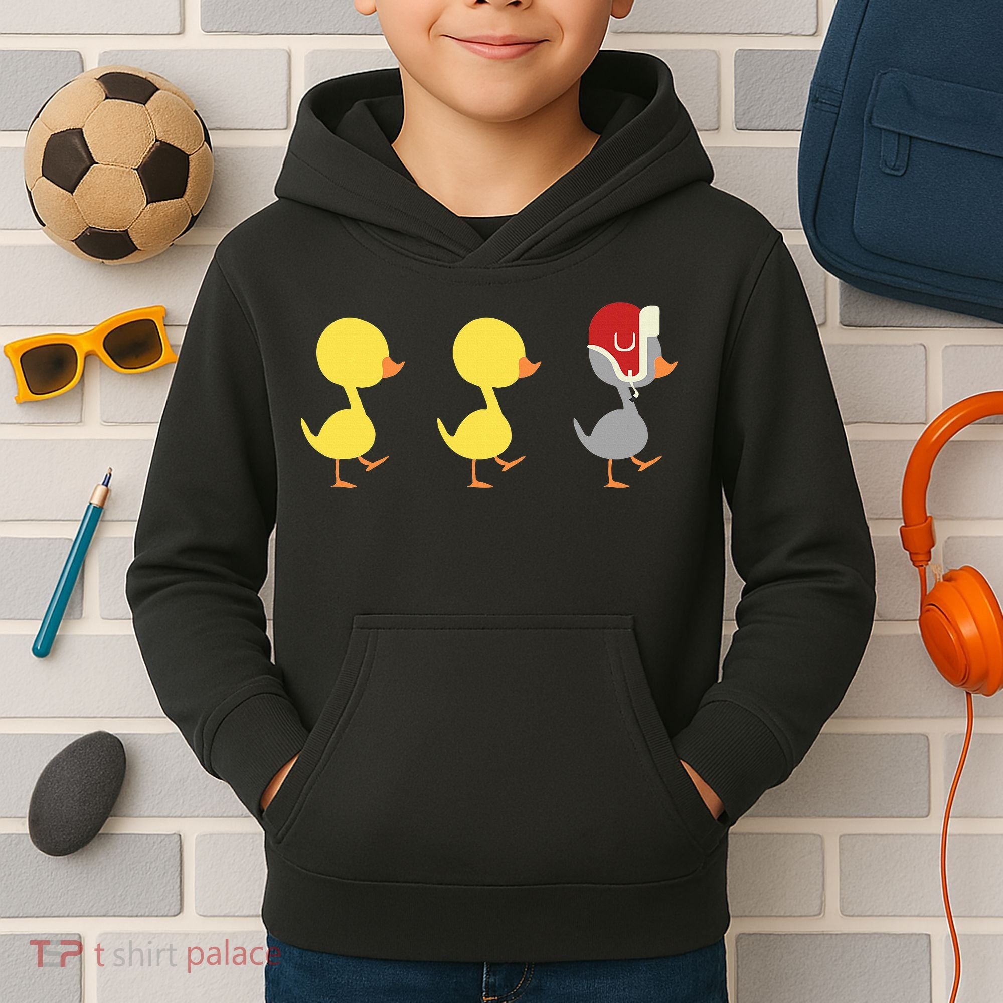 Minnesota Duck Duck Grey Duck Kids Hoodie
