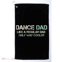 Mens Dance Dad Like A Regular Dad Only Way Cooler Dancer Father Golf Towel thumb 0