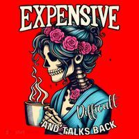 Mothers Day Expensive Difficult And Talks Back Santa Hat thumb 1