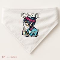 Mothers Day Expensive Difficult And Talks Back USA-Made Doggie Bandana thumb 0