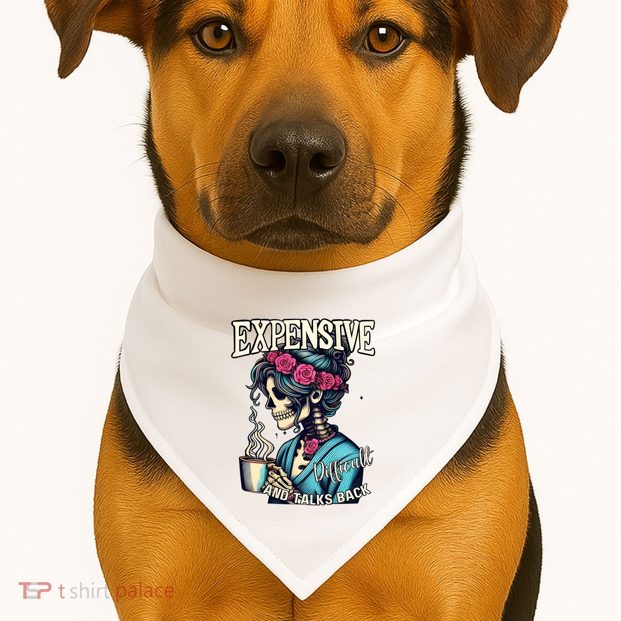 Mothers Day Expensive Difficult And Talks Back USA-Made Doggie Bandana