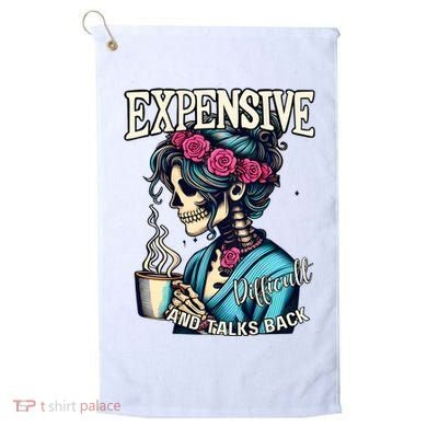 Mothers Day Expensive Difficult And Talks Back Golf Towel