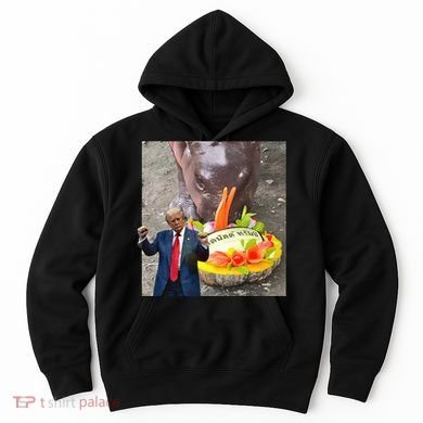 Moo Deng Endorsed Trump Hippo Predicting TrumpS Victory Hoodie