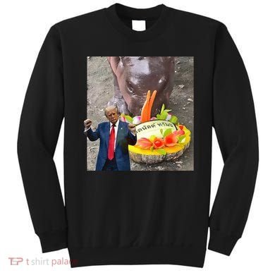 Moo Deng Endorsed Trump Hippo Predicting TrumpS Victory Sweatshirt