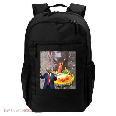 Moo Deng Endorsed Trump Hippo Predicting TrumpS Victory Backpack