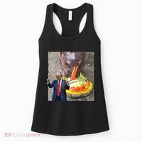 Moo Deng Endorsed Trump Hippo Predicting TrumpS Victory Women's Tank Top thumb 0