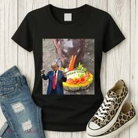 Moo Deng Endorsed Trump Hippo Predicting TrumpS Victory Women's T-Shirt thumb 3