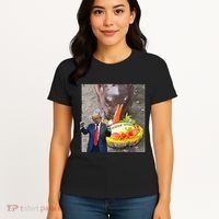 Moo Deng Endorsed Trump Hippo Predicting TrumpS Victory Women's T-Shirt thumb 4