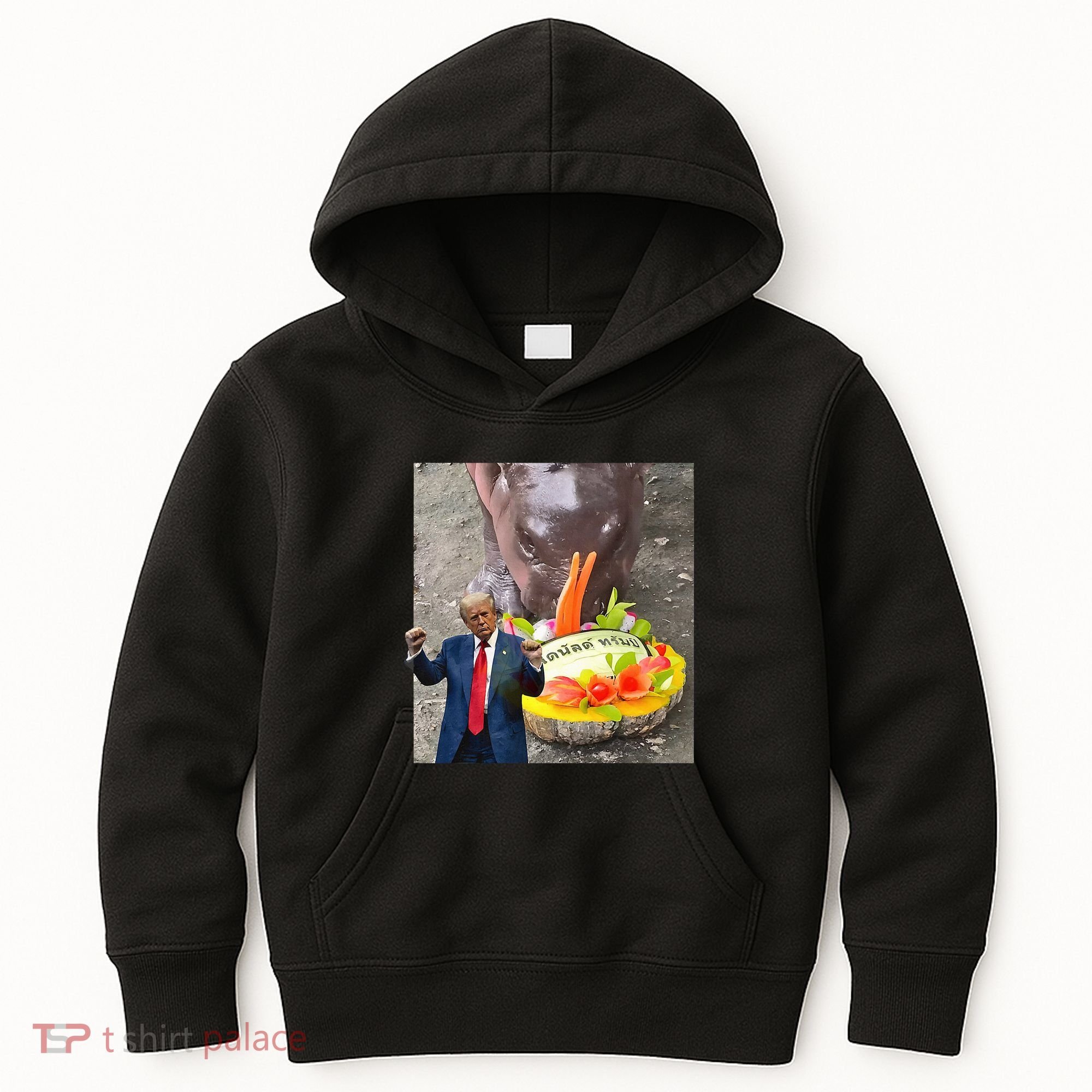 Moo Deng Endorsed Trump Hippo Predicting TrumpS Victory Kids Hoodie