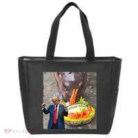 Moo Deng Endorsed Trump Hippo Predicting TrumpS Victory Tote Bag thumb 0