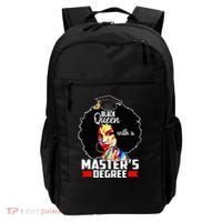 M.A.S.T.E.R.S Degree Educated Melanin Black Queen Graduation Backpack thumb 0