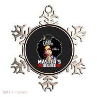M.A.S.T.E.R.S Degree Educated Melanin Black Queen Graduation Ornament thumb 0