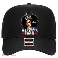 M.A.S.T.E.R.S Degree Educated Melanin Black Queen Graduation Hat thumb 0