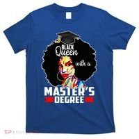 M.A.S.T.E.R.S Degree Educated Melanin Black Queen Graduation T-Shirt thumb 0