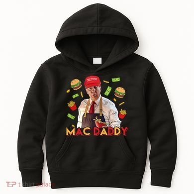 Mac Daddy Funny Mcdon Donald Trump Kids Hoodie