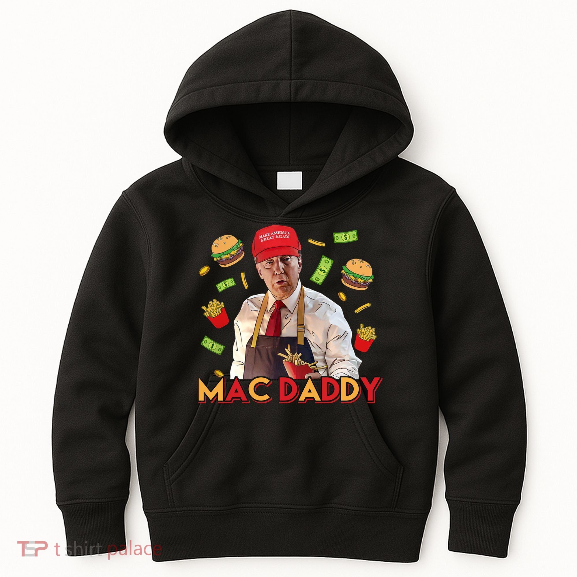 Mac Daddy Funny Mcdon Donald Trump Kids Hoodie