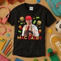 Mac Daddy Funny Mcdon Donald Trump Kids T-Shirt thumb 3
