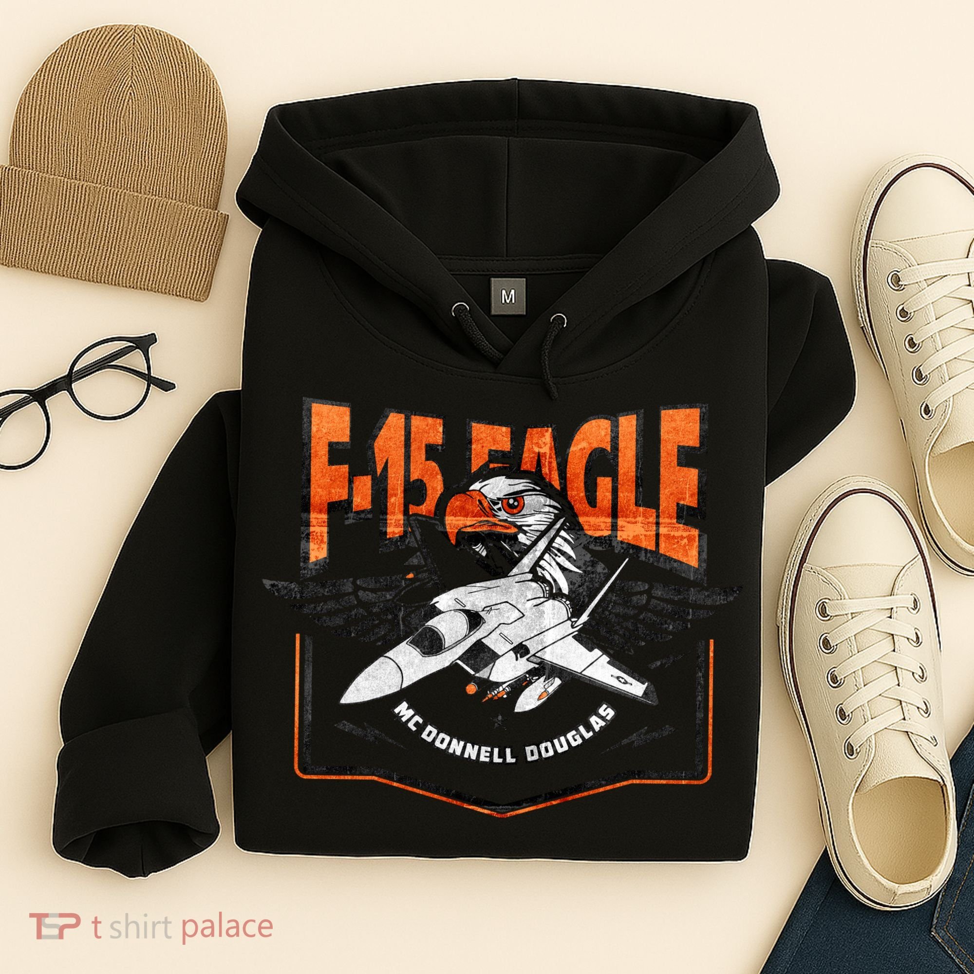 McDonnell Douglas F 15 EAGLE Bomber Hoodie