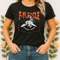 McDonnell Douglas F 15 EAGLE Bomber Women's T-Shirt thumb 2