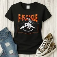 McDonnell Douglas F 15 EAGLE Bomber Women's T-Shirt thumb 3