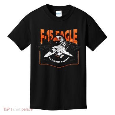 McDonnell Douglas F 15 EAGLE Bomber Kids T-Shirt