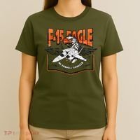 McDonnell Douglas F 15 EAGLE Bomber T-Shirt thumb 4