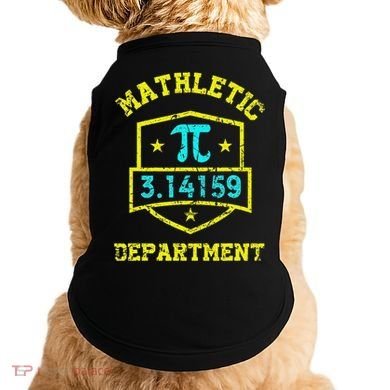 Mathletic Department Funy Math Teacher Student Pi Day Joke Doggie Tank