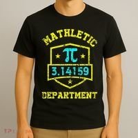 Mathletic Department Funy Math Teacher Student Pi Day Joke T-Shirt thumb 3