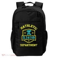 Mathletic Department Funy Math Teacher Student Pi Day Joke Backpack thumb 0