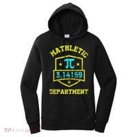 Mathletic Department Funy Math Teacher Student Pi Day Joke Women's Hoodie thumb 0