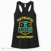 Mathletic Department Funy Math Teacher Student Pi Day Joke Women's Tank Top thumb 0