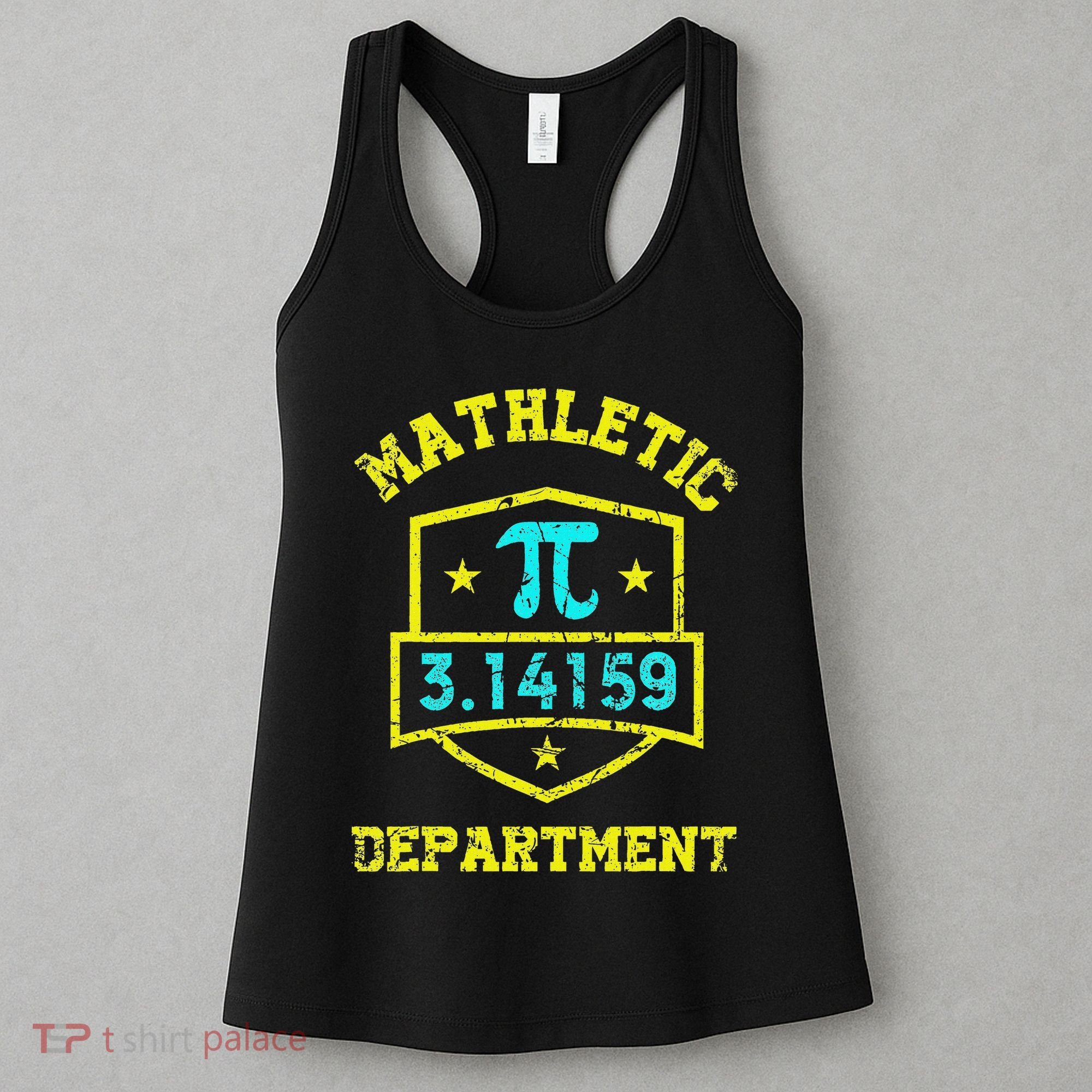 Mathletic Department Funy Math Teacher Student Pi Day Joke Women's Tank Top