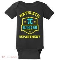 Mathletic Department Funy Math Teacher Student Pi Day Joke Baby Bodysuit thumb 0