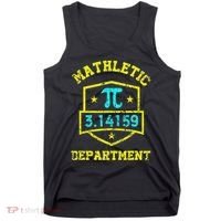 Mathletic Department Funy Math Teacher Student Pi Day Joke Tank Top thumb 0