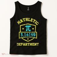 Mathletic Department Funy Math Teacher Student Pi Day Joke Tank Top thumb 2